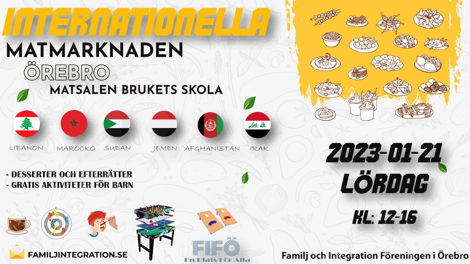 INTERNATIONELLA MATMAKNADEN I ÖREBRO